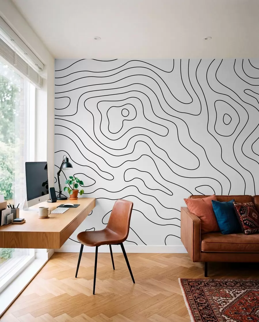 Fototapetes Topogrāfiskā karte u70650