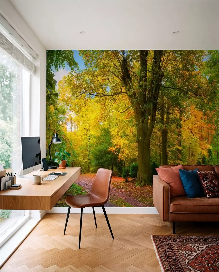 Fototapetes Pirmais rudens zelts u08547