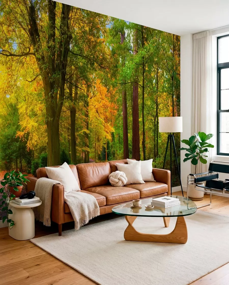 Fototapetes Pirmais rudens zelts u08547