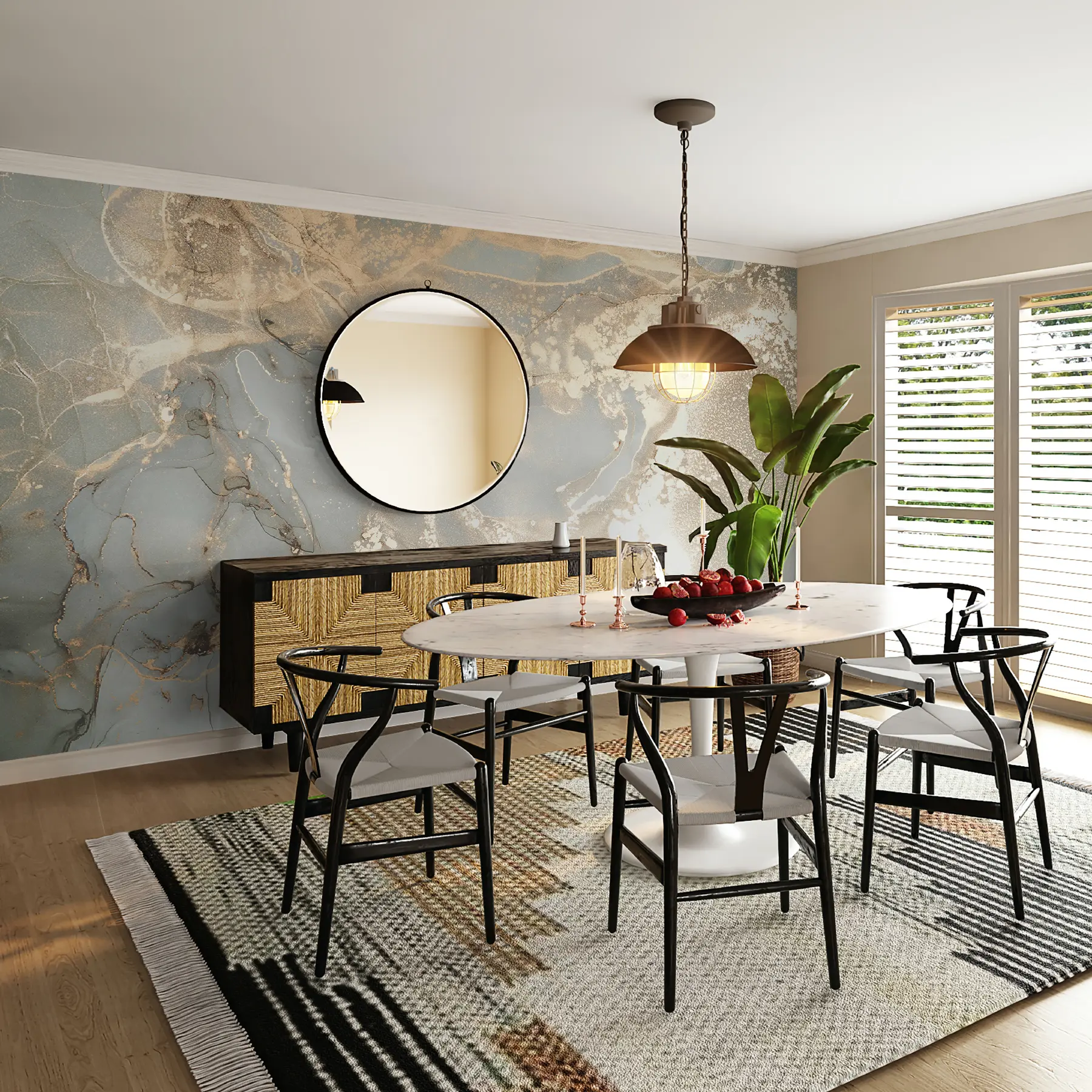 Fototapetes Pelēks un dzeltens marmors u17492