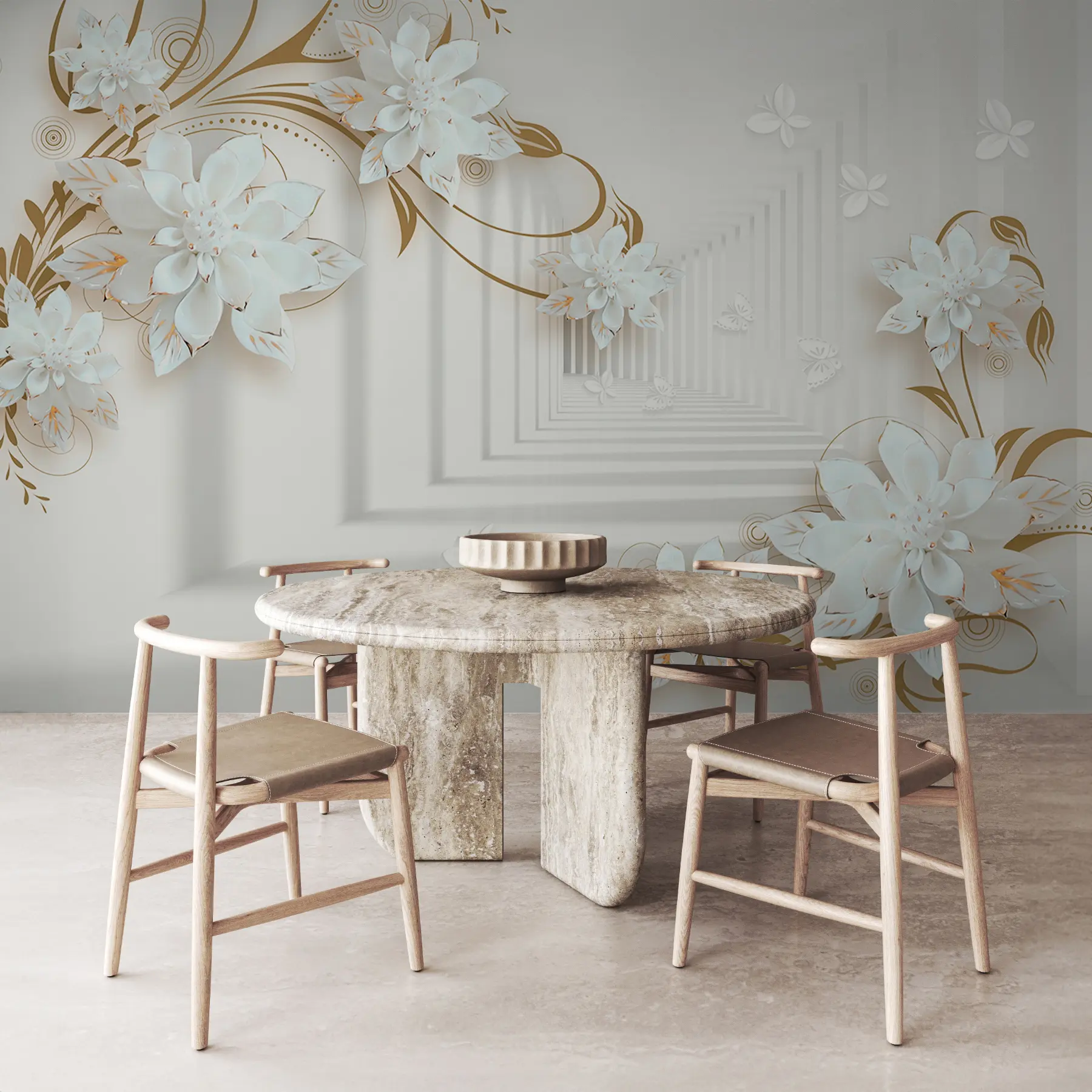 Fototapetes Ziedi tunelī u21861