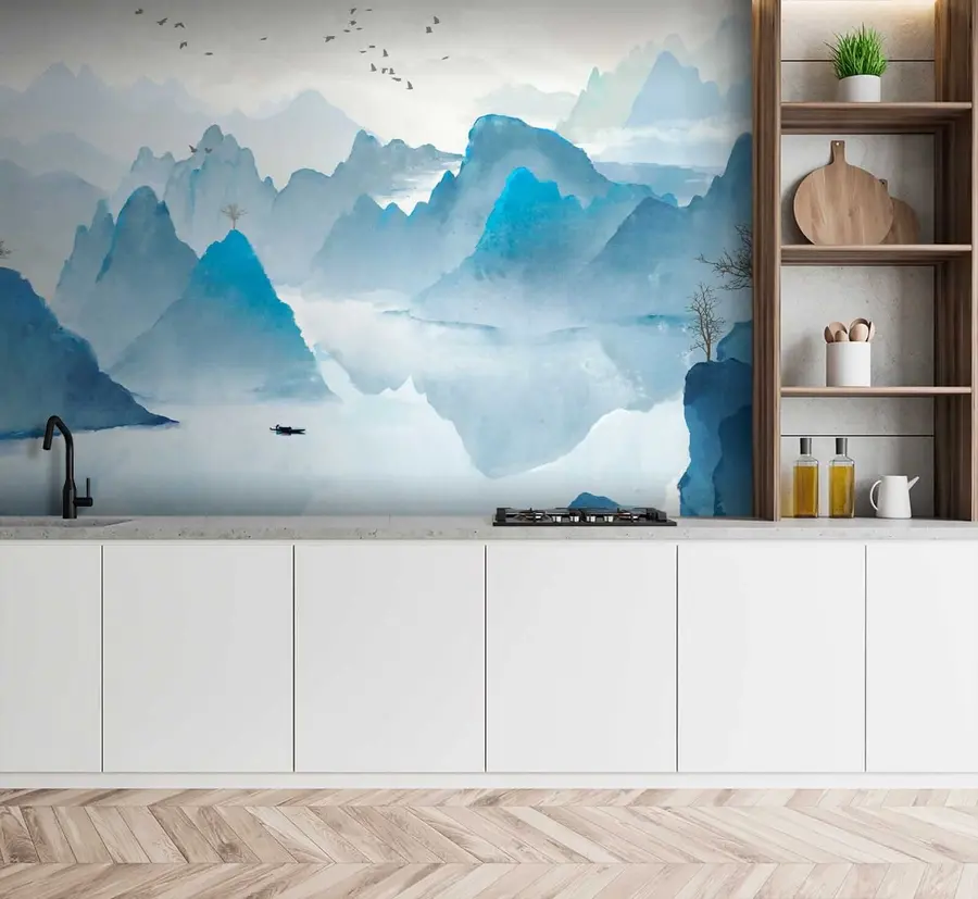 Fototapetes Zilie kalni u32523