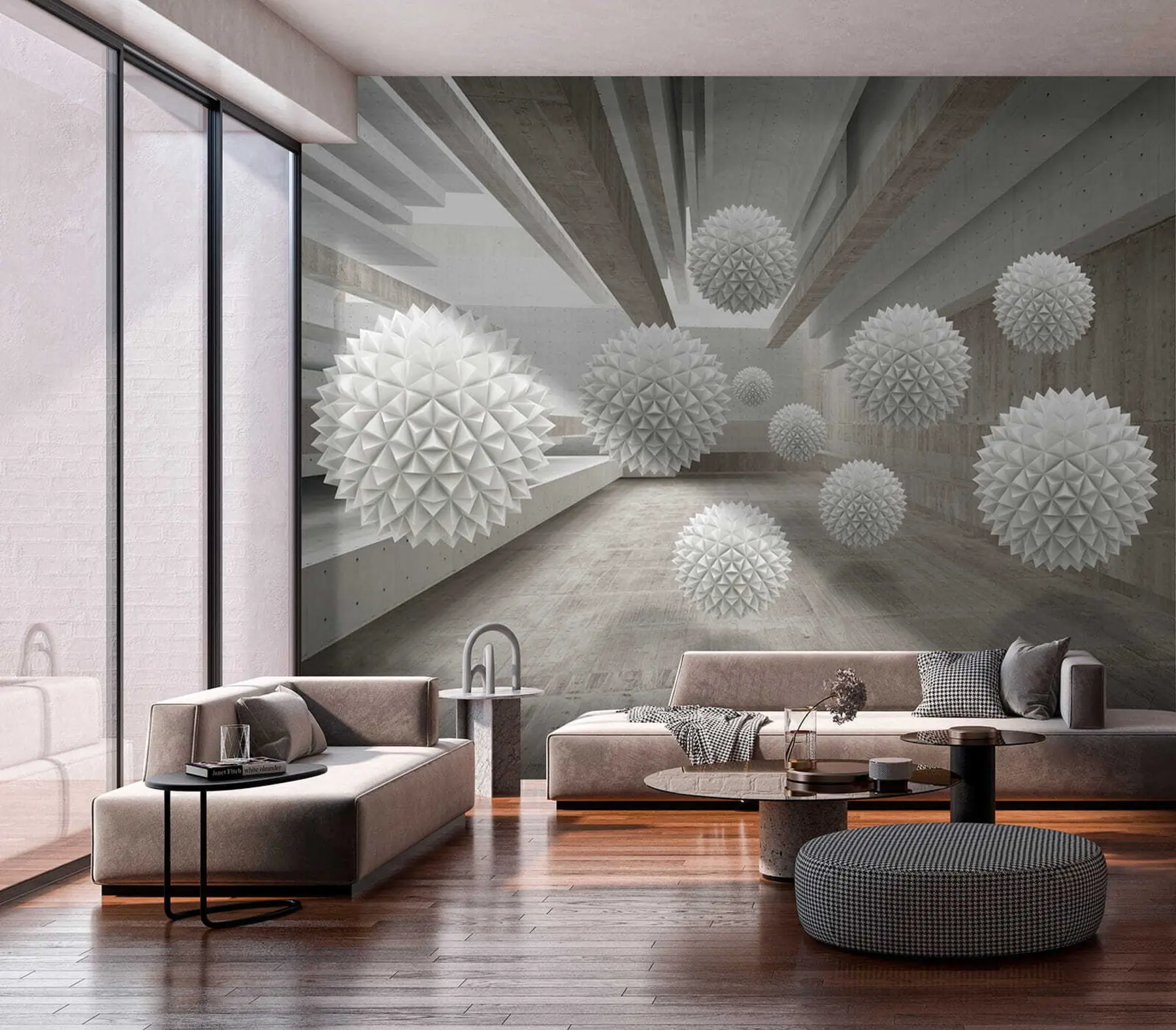 Fototapetes Gaisā peldošas sfēras u34969