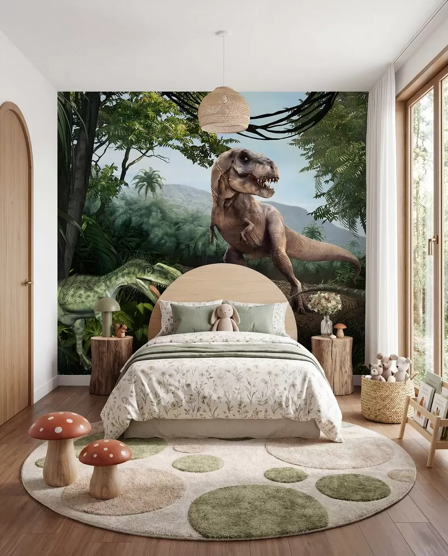 Fototapetes Dinozauri džungļos u36756