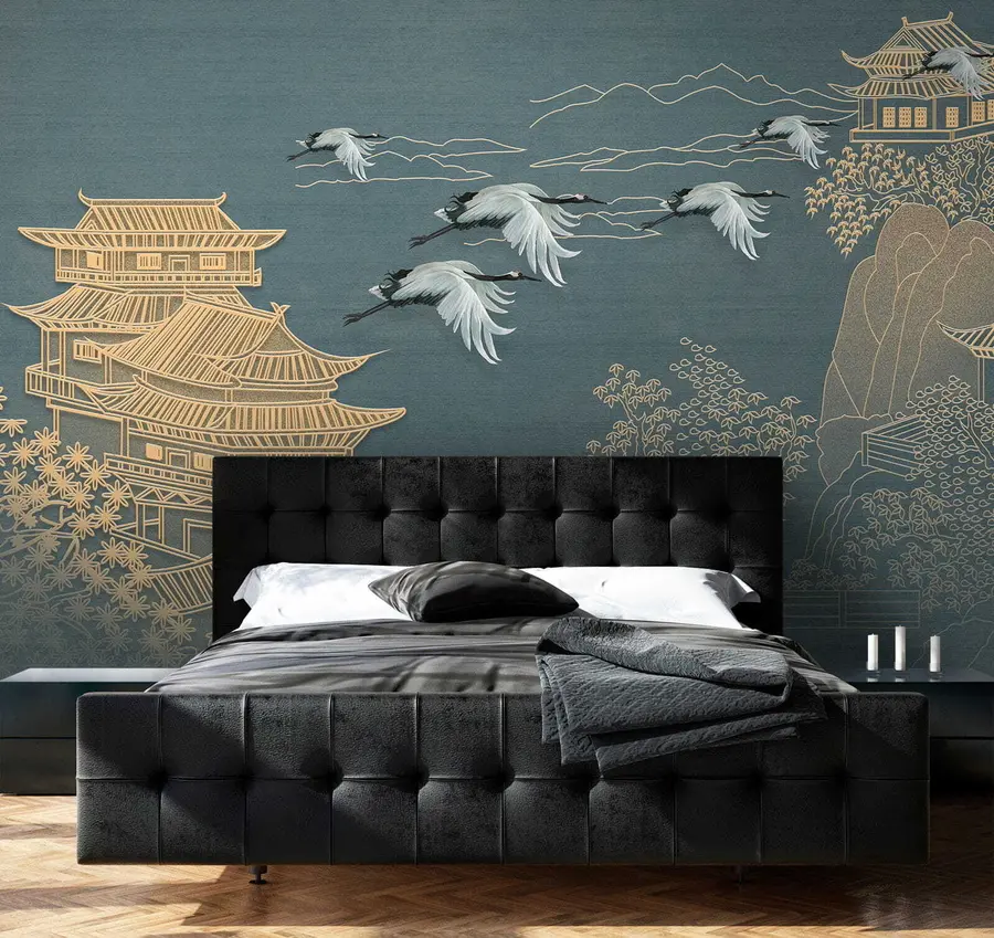 Fototapetes Japāņu stila zīmējums u38720