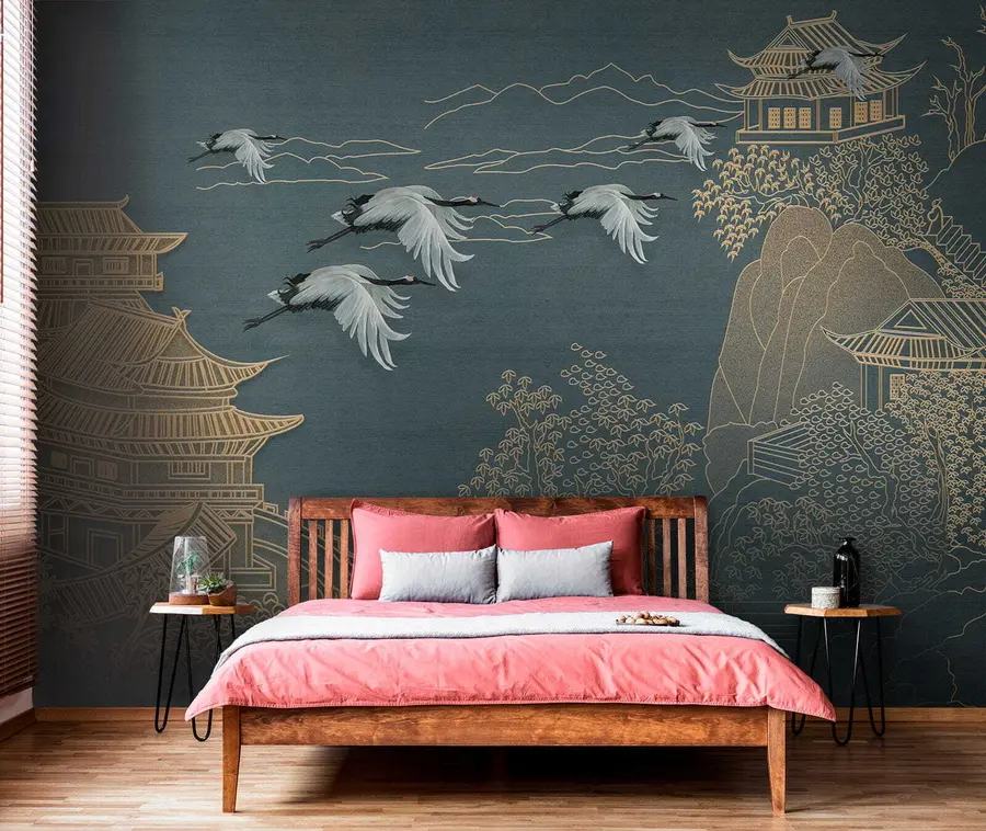 Fototapetes Japāņu stila zīmējums u38720