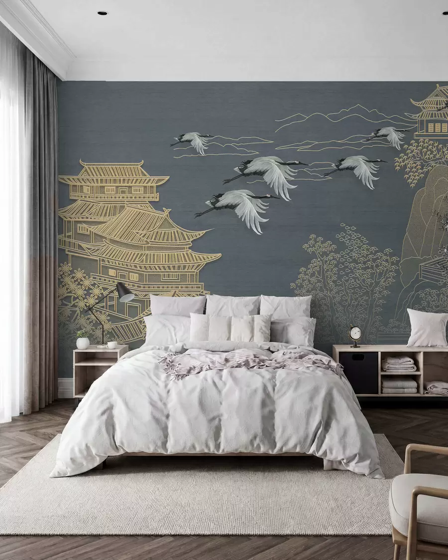 Fototapetes Japāņu stila zīmējums u38720