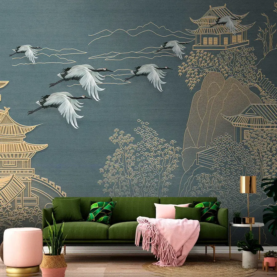 Fototapetes Japāņu stila zīmējums u38720