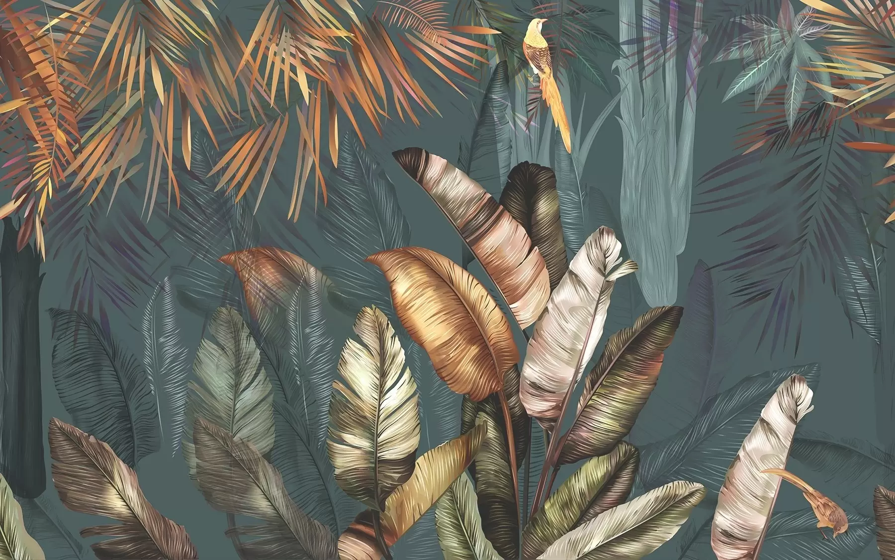 Fototapetes Spilgti tropu džungļi u50468