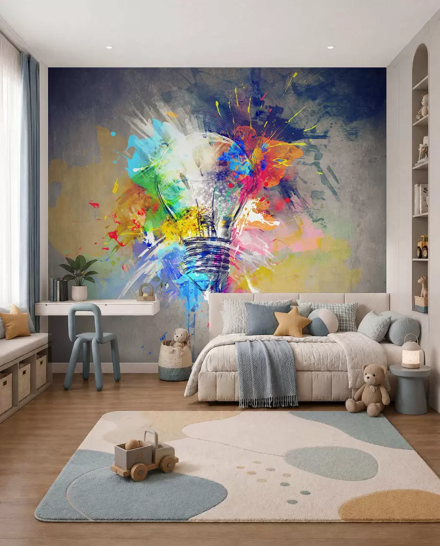 Fototapetes Spoža ideja krāsās u53882