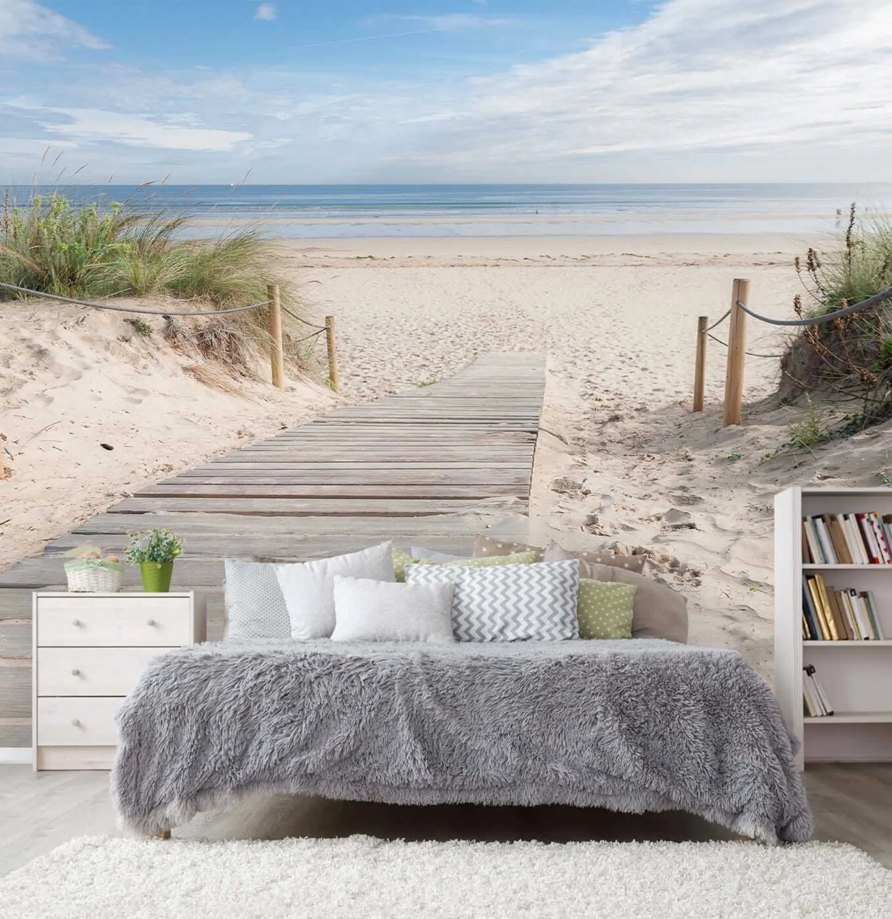 Fototapetes Ceļš uz smilšaino pludmali u54357