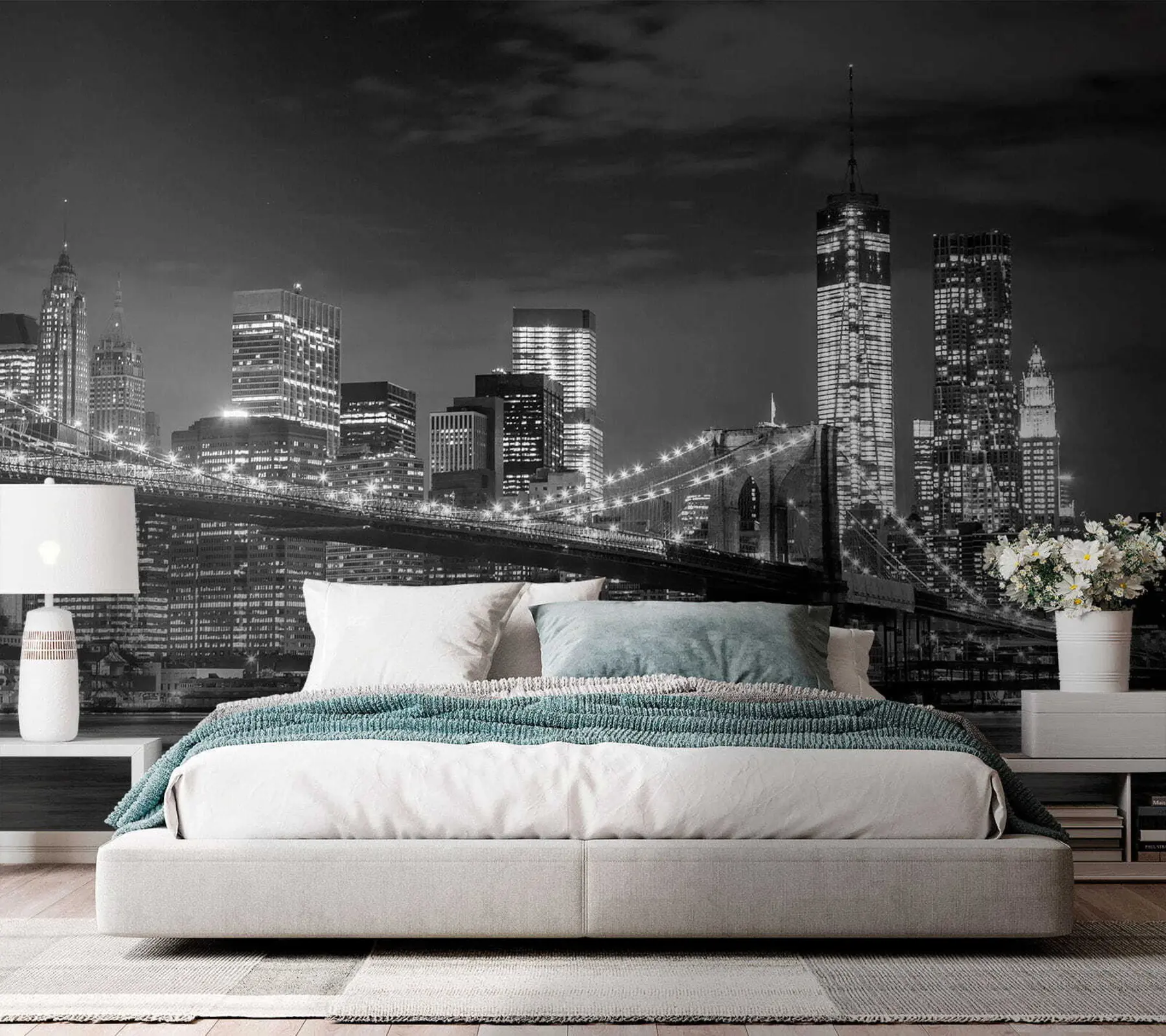 Fototapetes Ūdens, debesskrāpis un ēka u56428