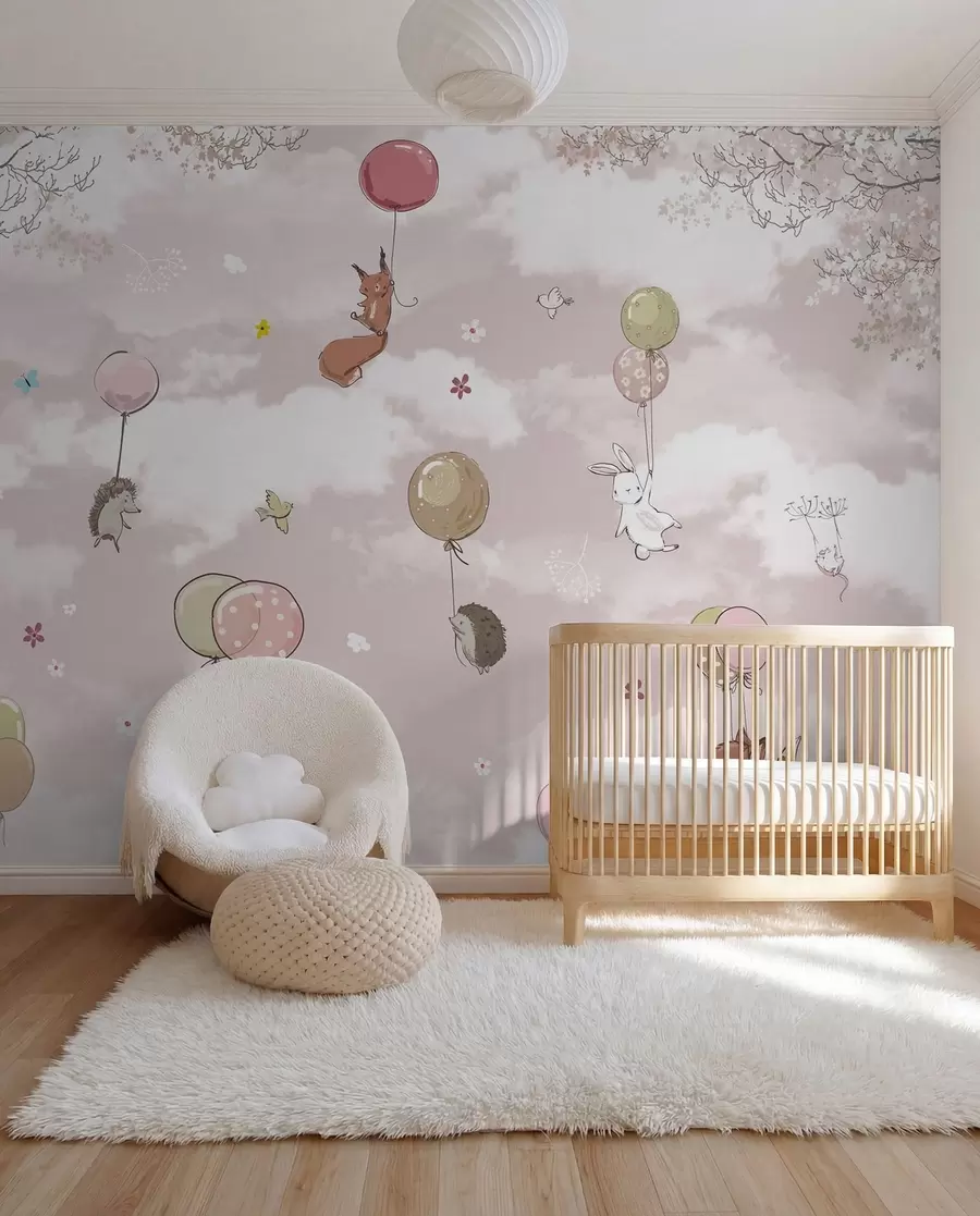 Fototapetes Gaisa baloni mākoņos u59963