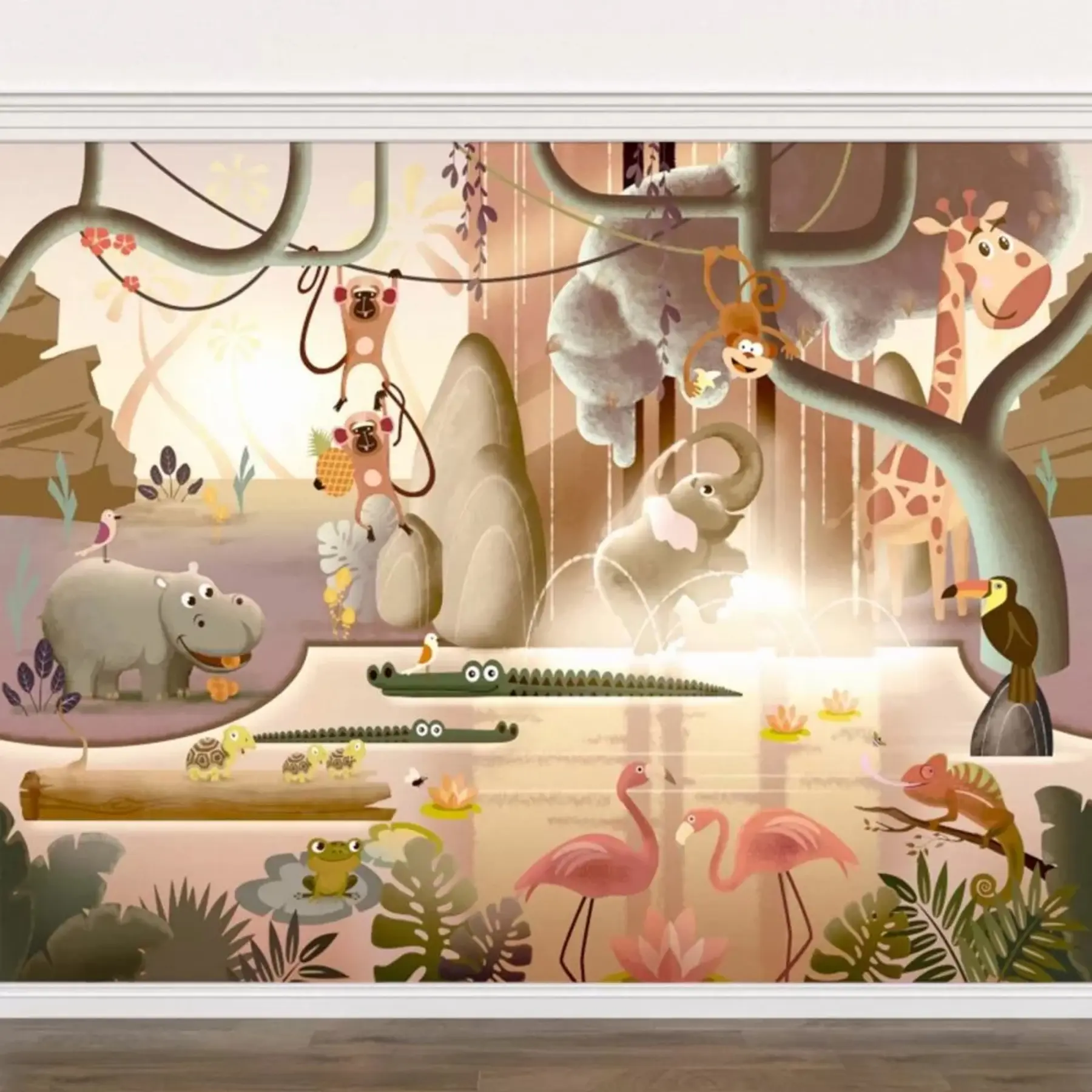 Fototapetes Smieklīgi dzīvnieki u62122