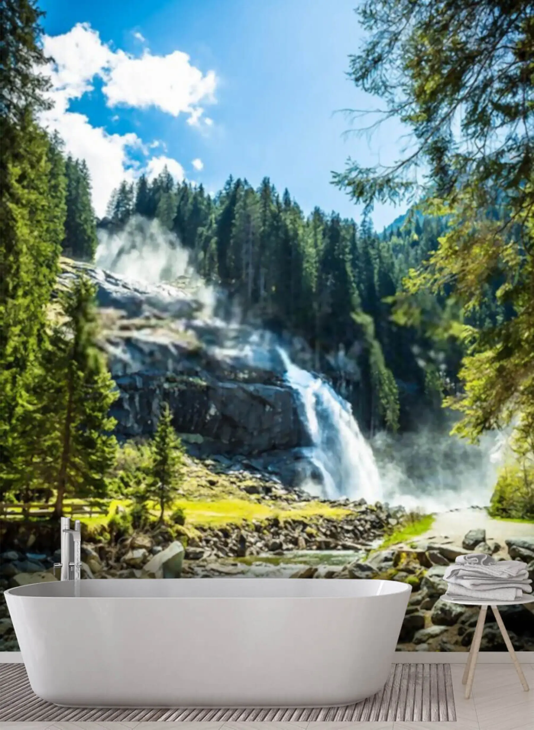 Fototapetes Ūdens, augu e mākonis u18837