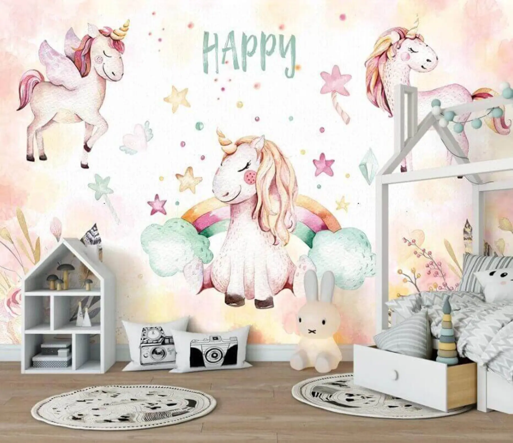 Fototapetes Zirgs, mugurkaulnieks e balts u23772