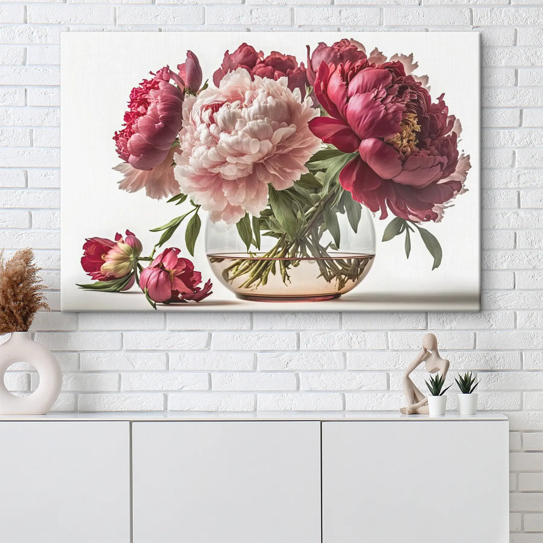 Fototapetes Spilgti ziedi delikātā harmonijā s37549