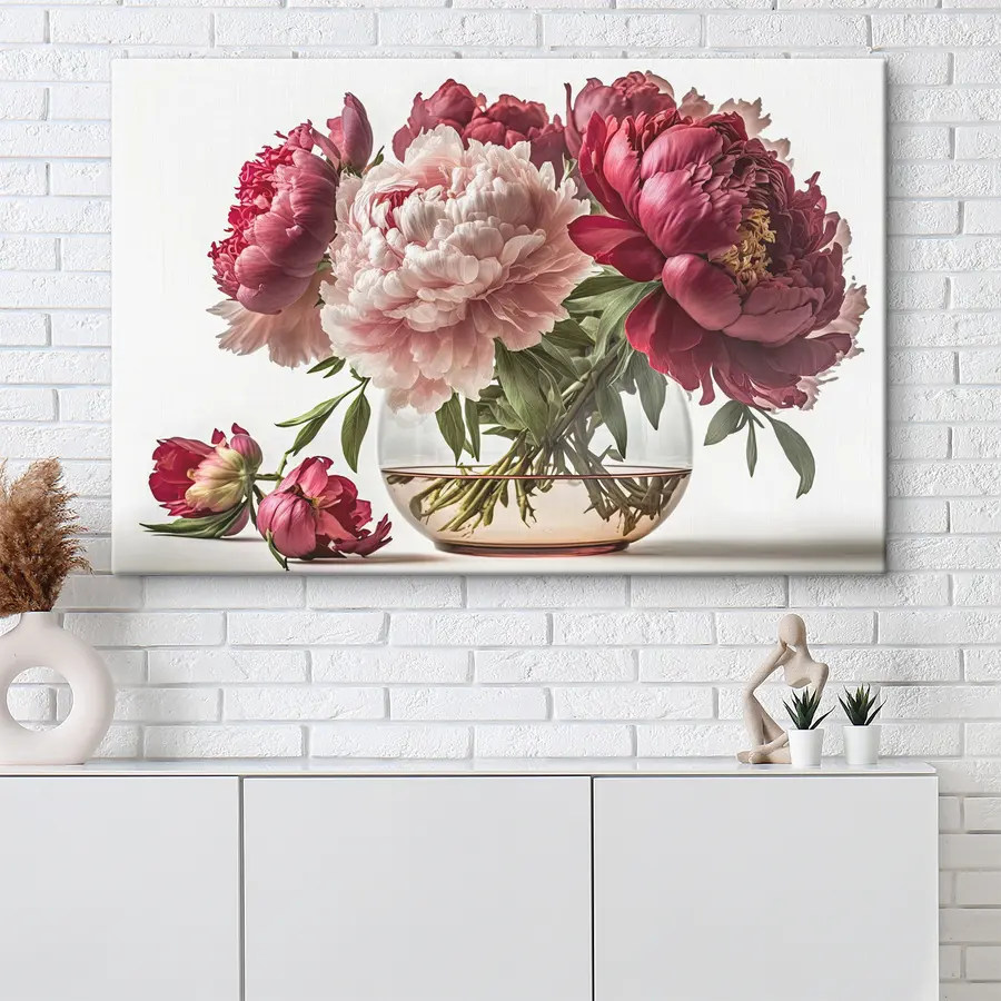 Glezna Spilgti ziedi delikātā harmonijā s37549