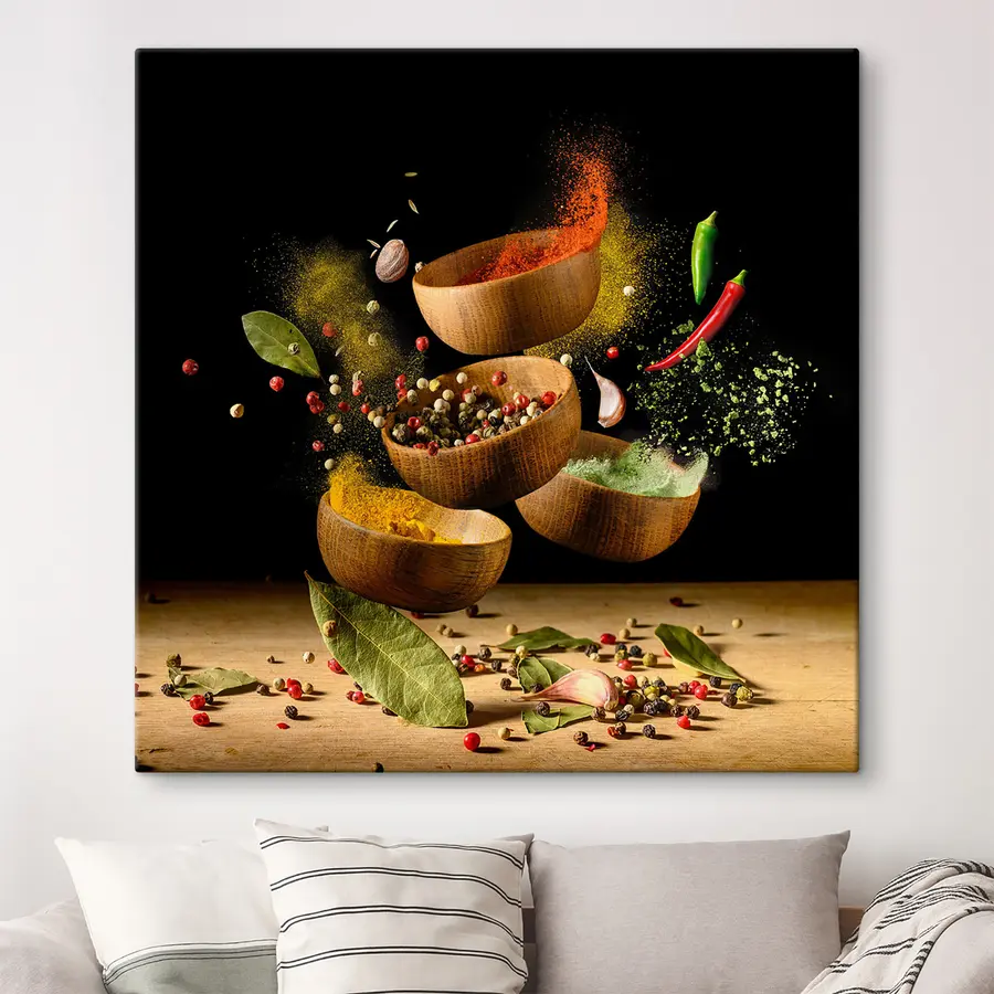 Glezna Garšvielas dejo gaisā s37045