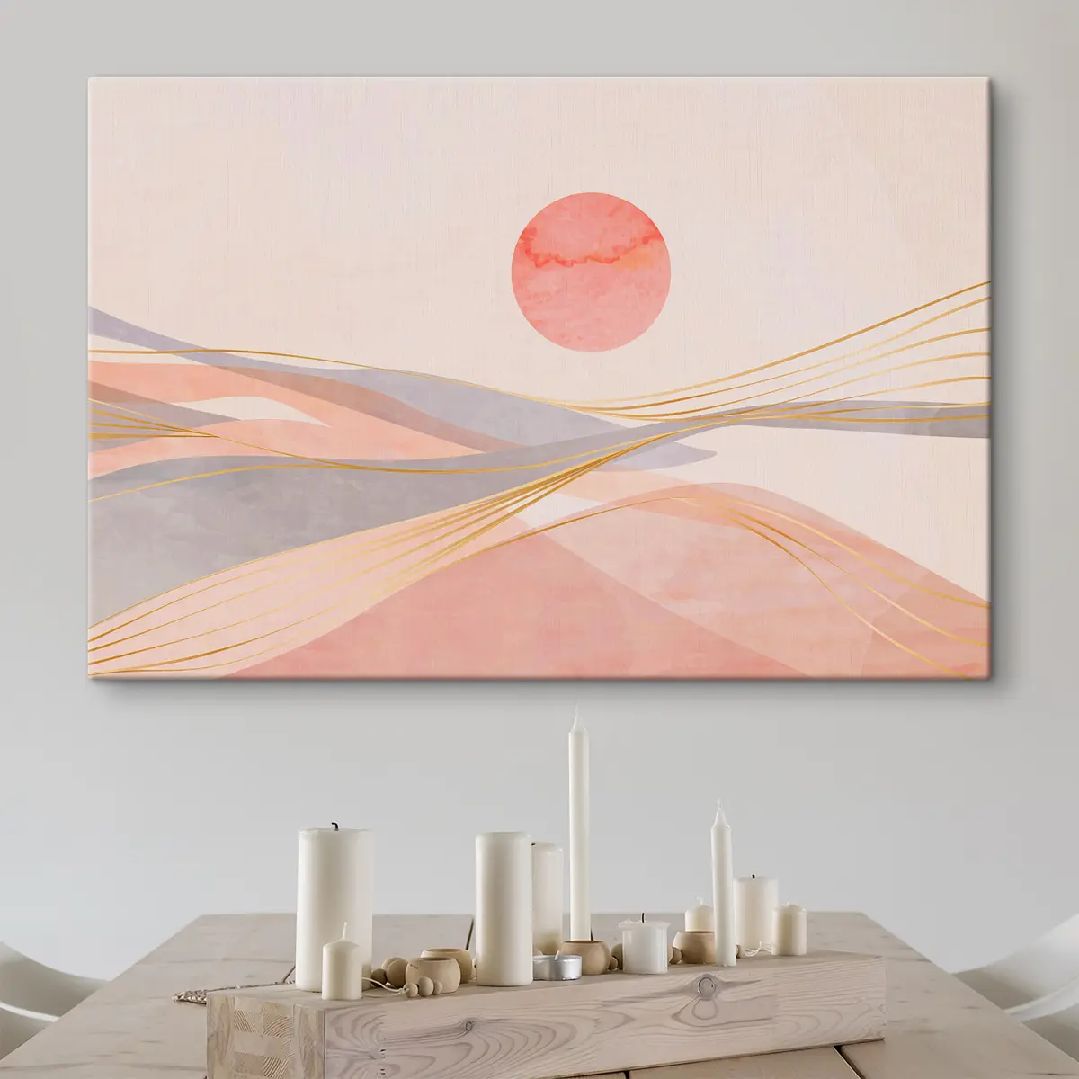 Glezna Mierīga saulrieta siltās krāsas s37548