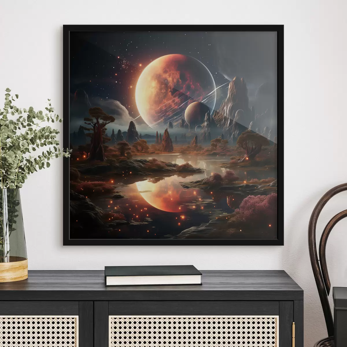 Plakāts Mežs kosmosā f37392