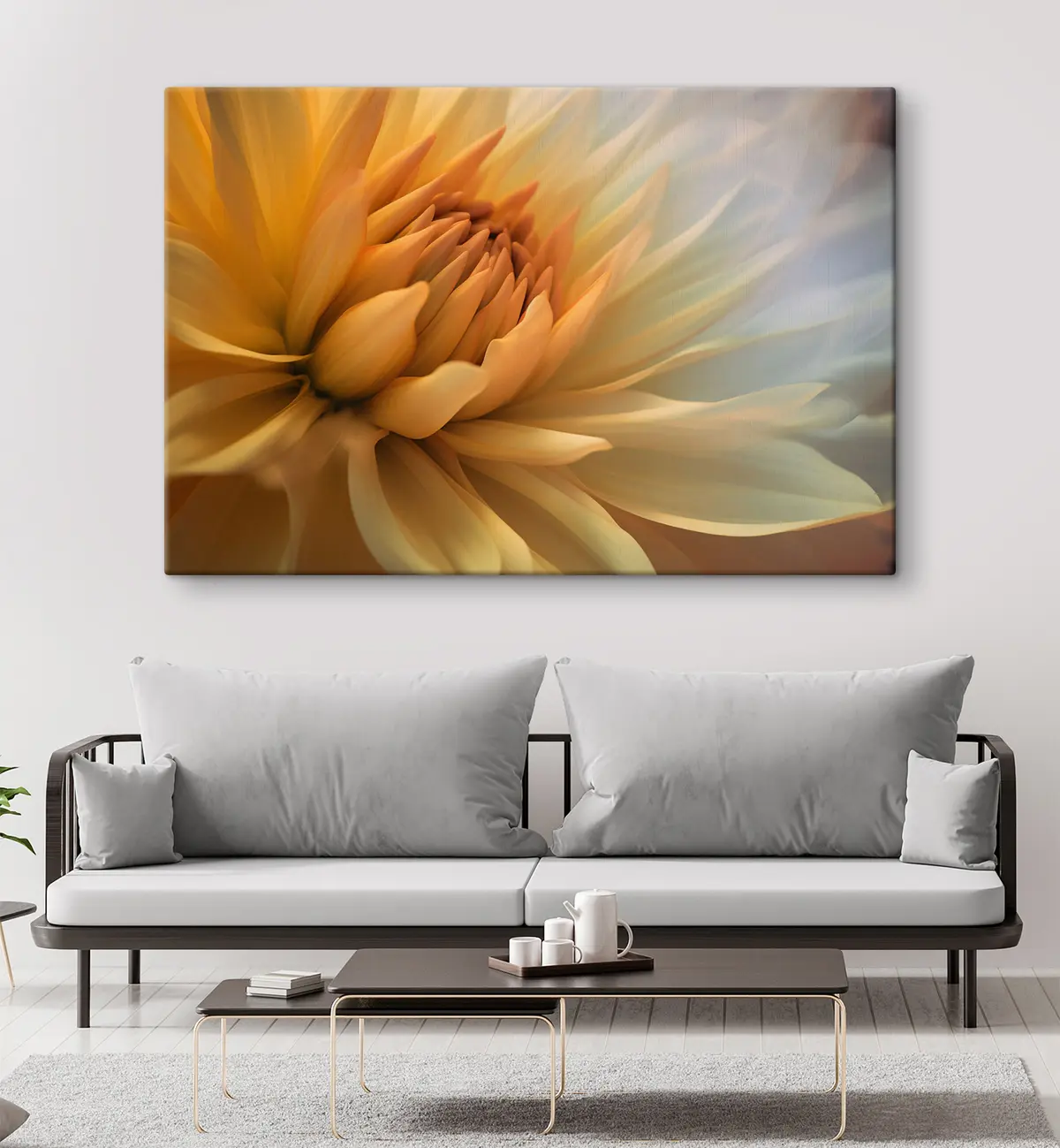 Glezna Maigi ziedlapiņas maigos toņos s37388