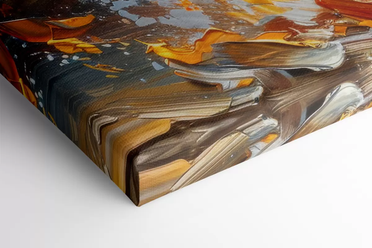 Glezna Majestātisks zirgs, kas skrien cauri ūdenim s37768