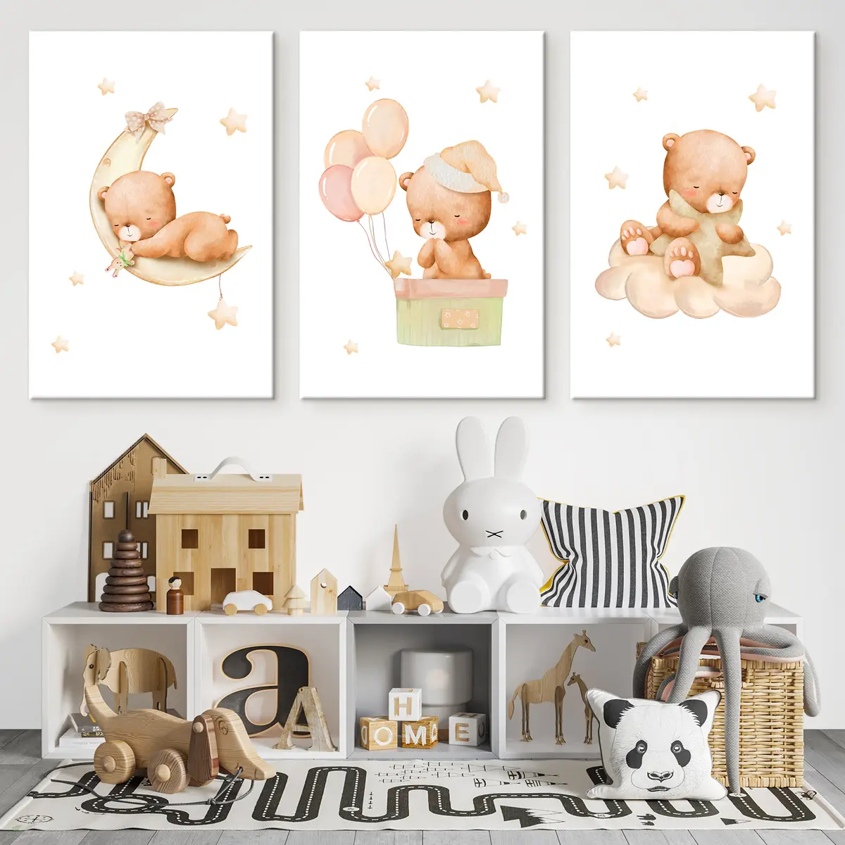 Glezna Lācīši bauda savus sapņainos mirkļus m00296