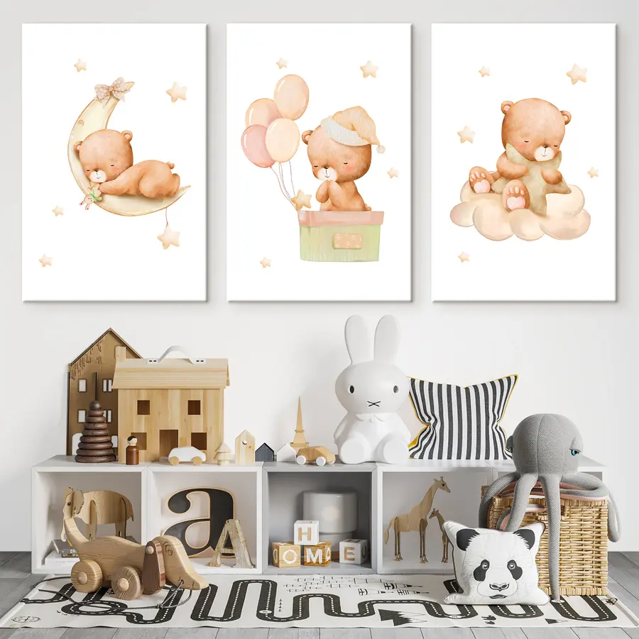 Glezna Lācīši bauda savus sapņainos mirkļus m00296