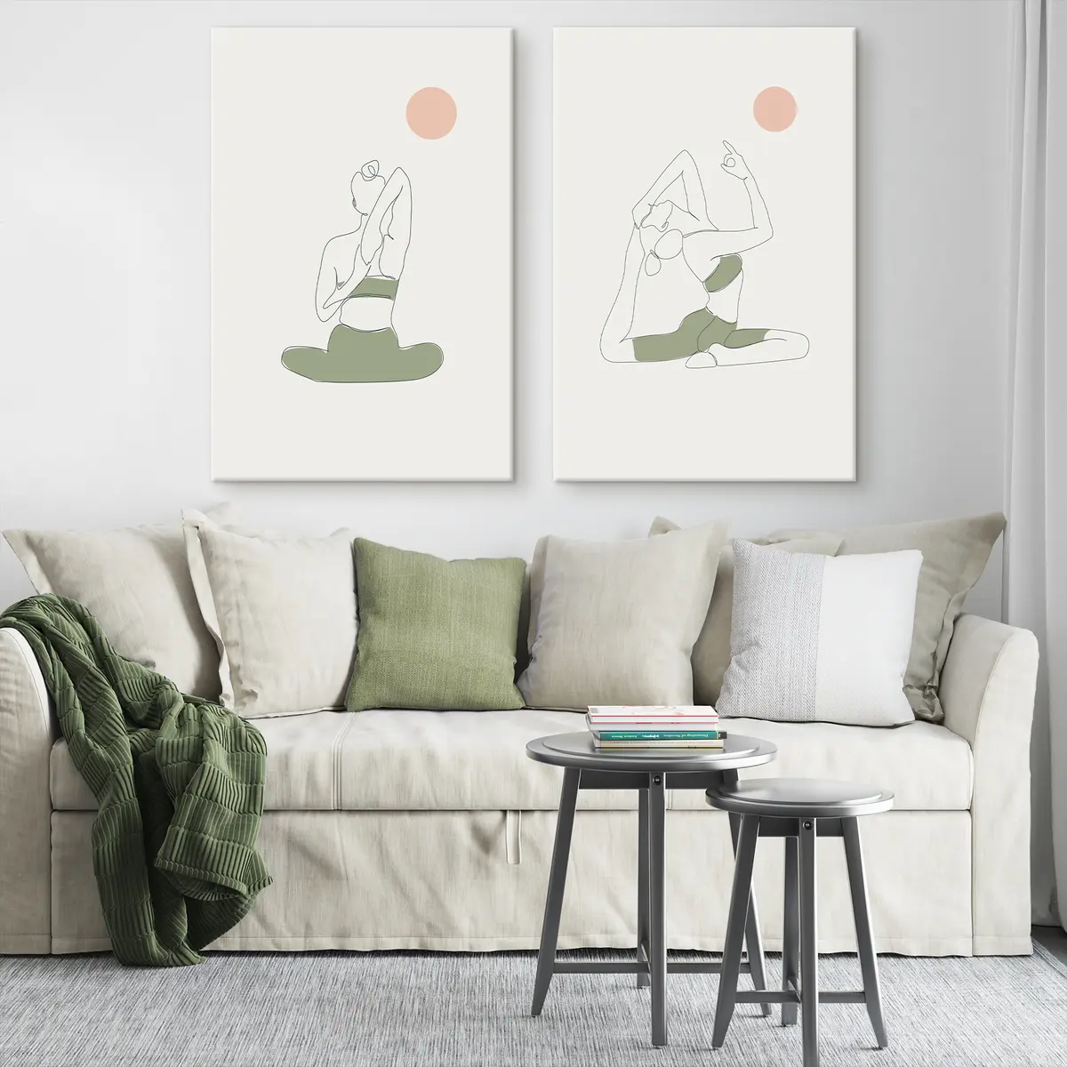 Glezna Apzinātas kustības mierīgās pozās m00300