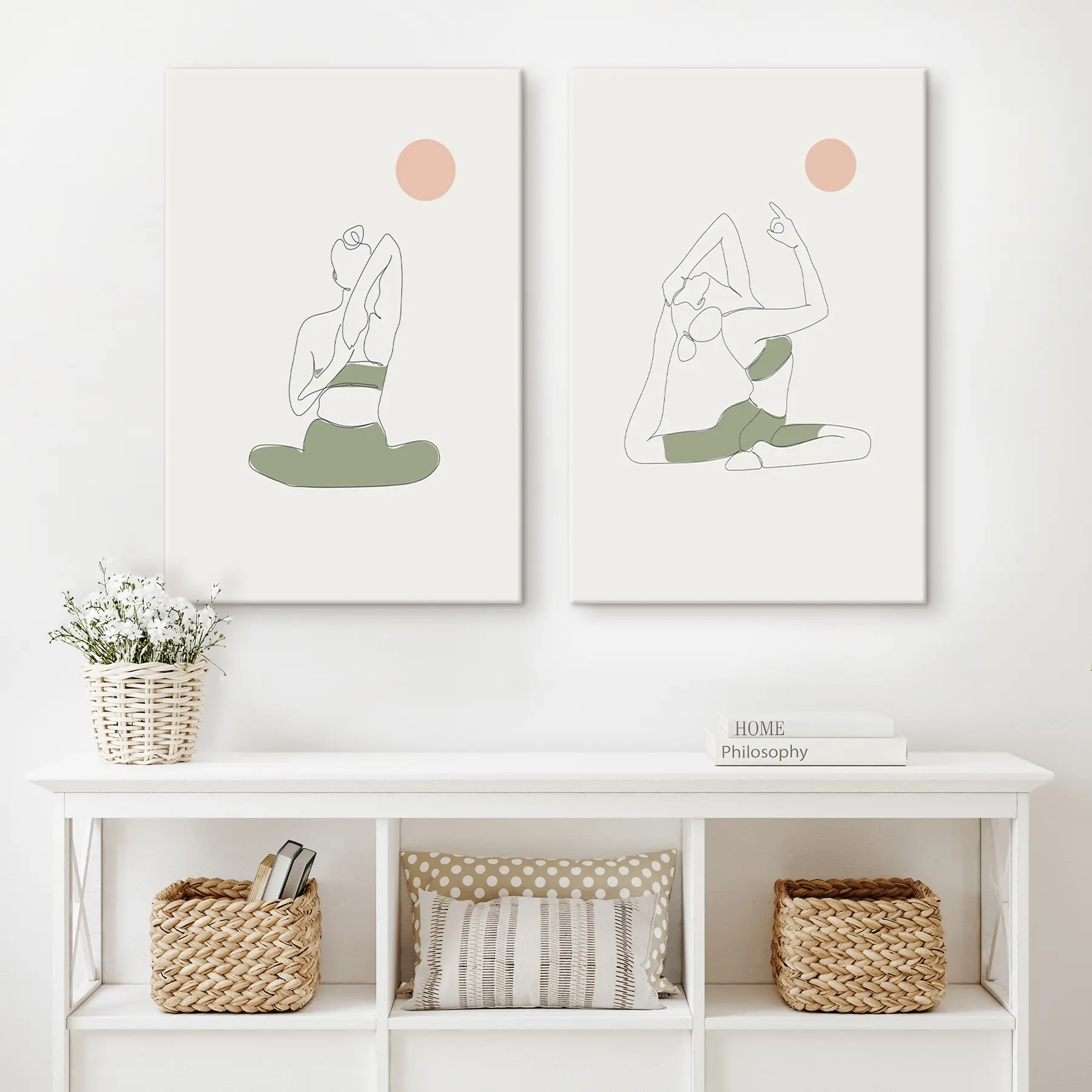 Glezna Apzinātas kustības mierīgās pozās m00300