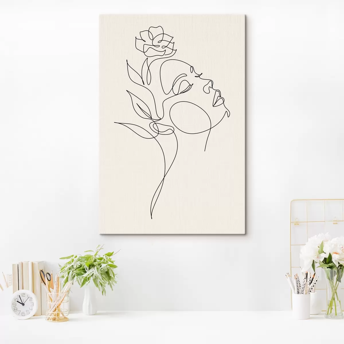 Glezna Elegantas skaistuma un dabas līnijas s38011