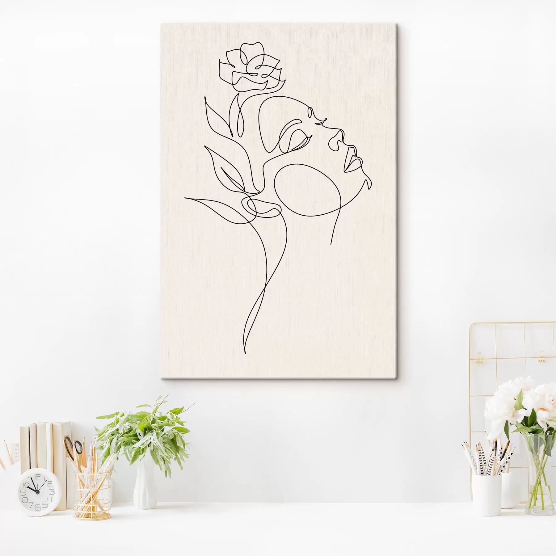 Glezna Elegantas skaistuma un dabas līnijas s38011