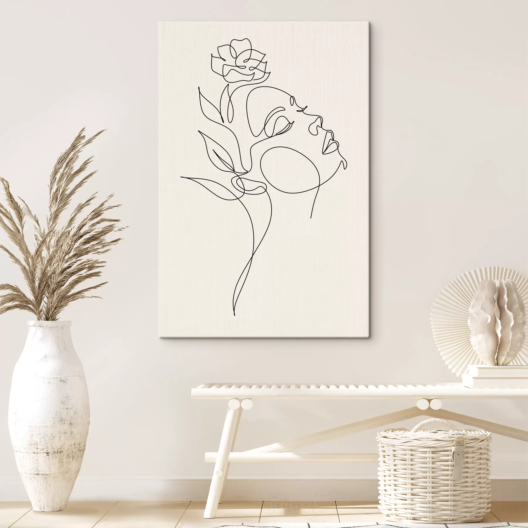 Fototapetes Elegantas skaistuma un dabas līnijas s38011