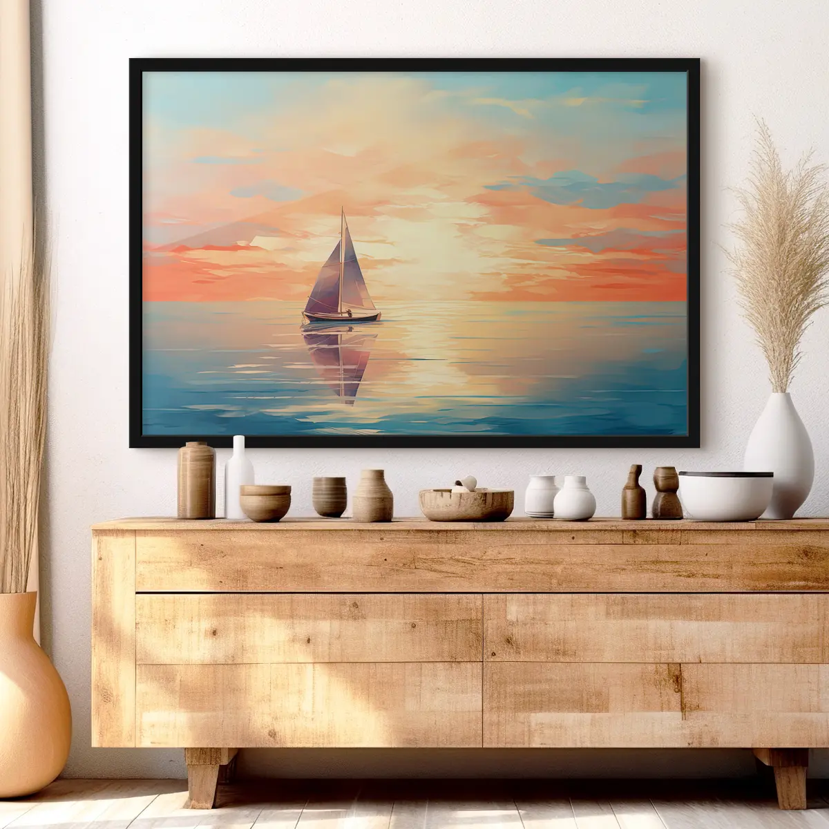 Plakāts Akvareļu laiva f38050