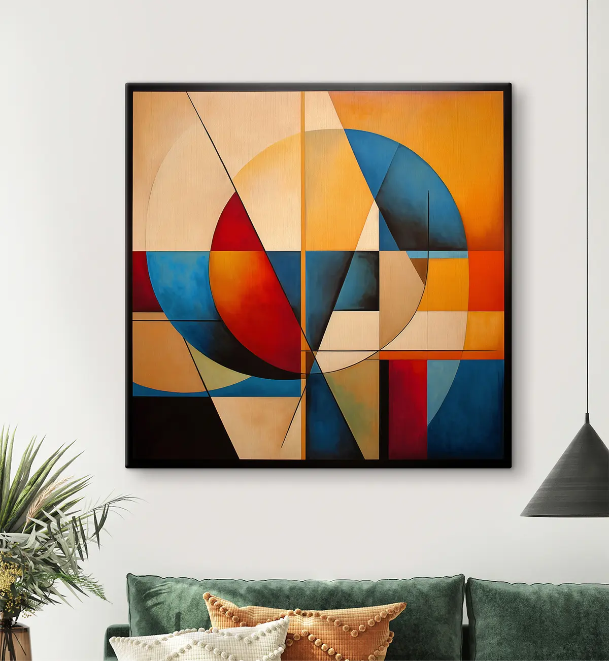 Glezna Ģeometrisks abstrakts s38104