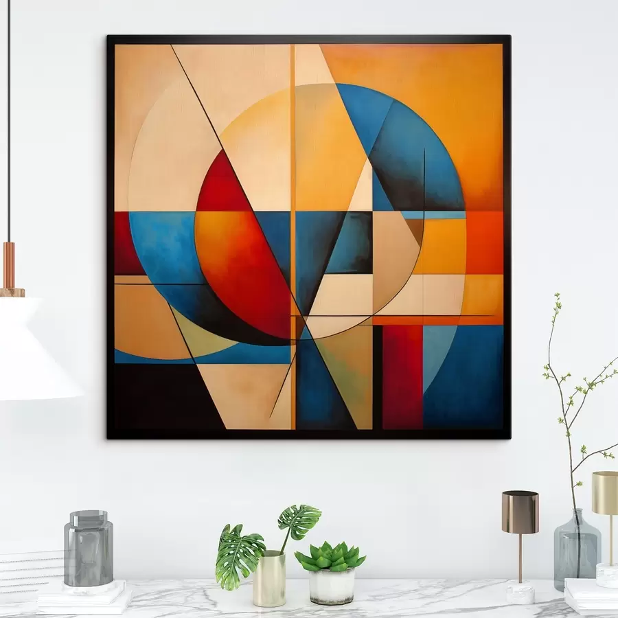 Glezna Ģeometrisks abstrakts s38104