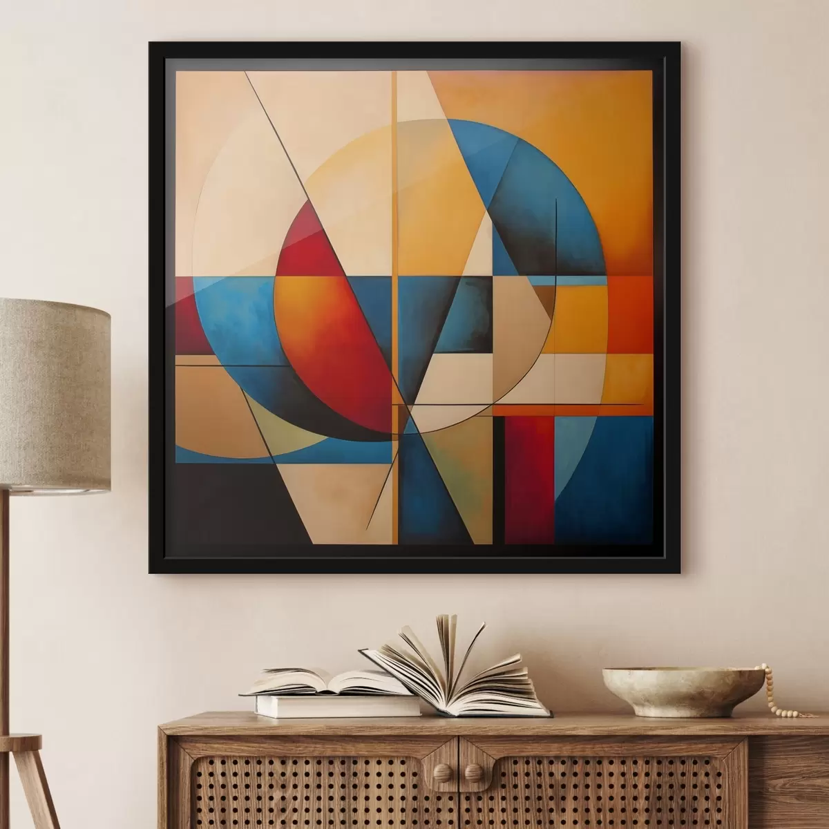 Plakāts Ģeometrisks abstrakts f38104