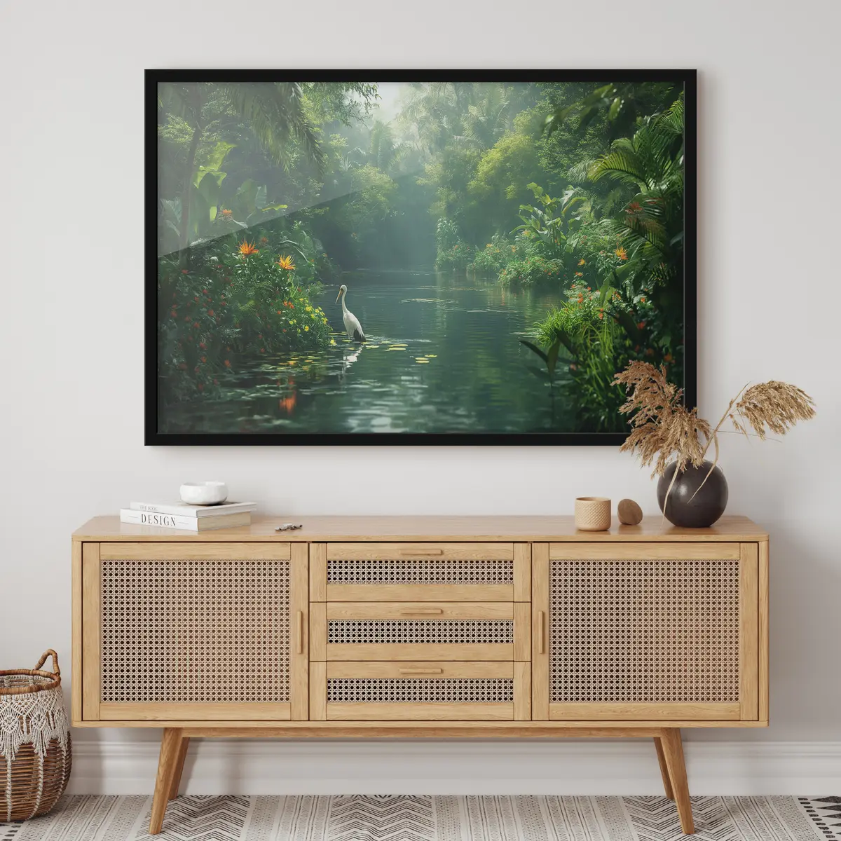 Plakāts Ezers tropu mežā f38091