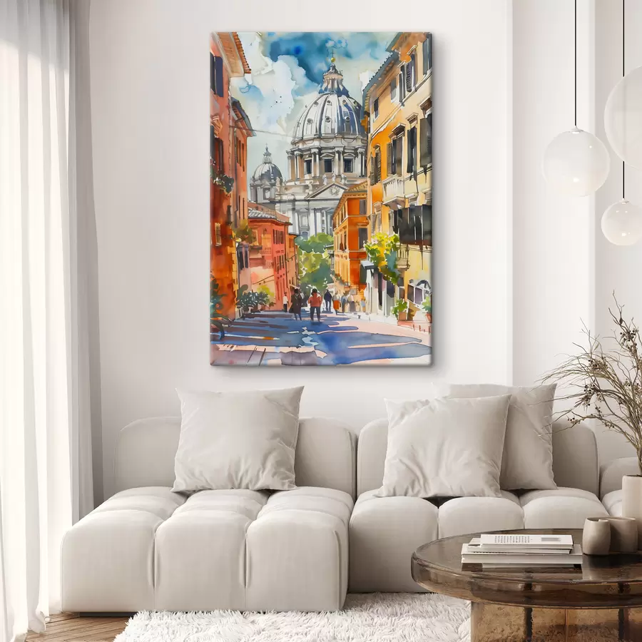 Glezna Romiešu pastaiga s38320