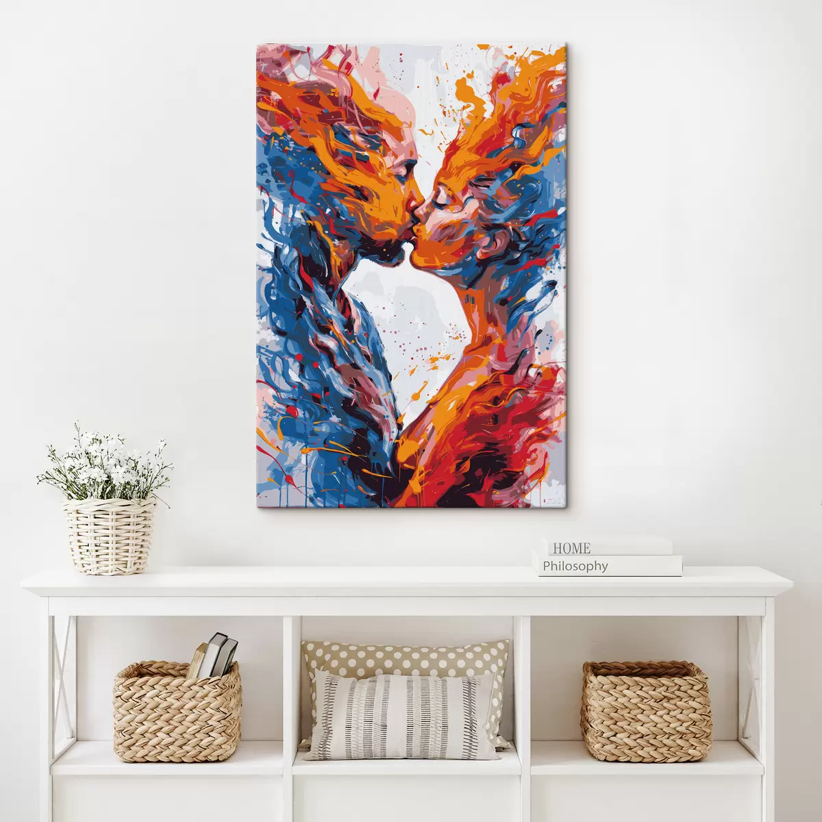 Glezna Dažādu krāsu sprādziens s38410