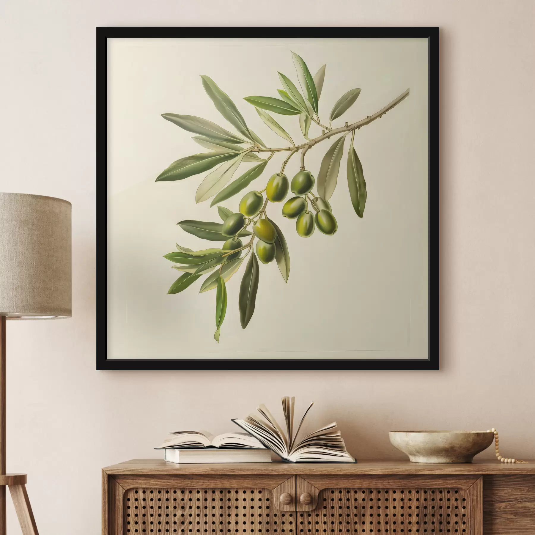 Glezna Olīvu zars f38411