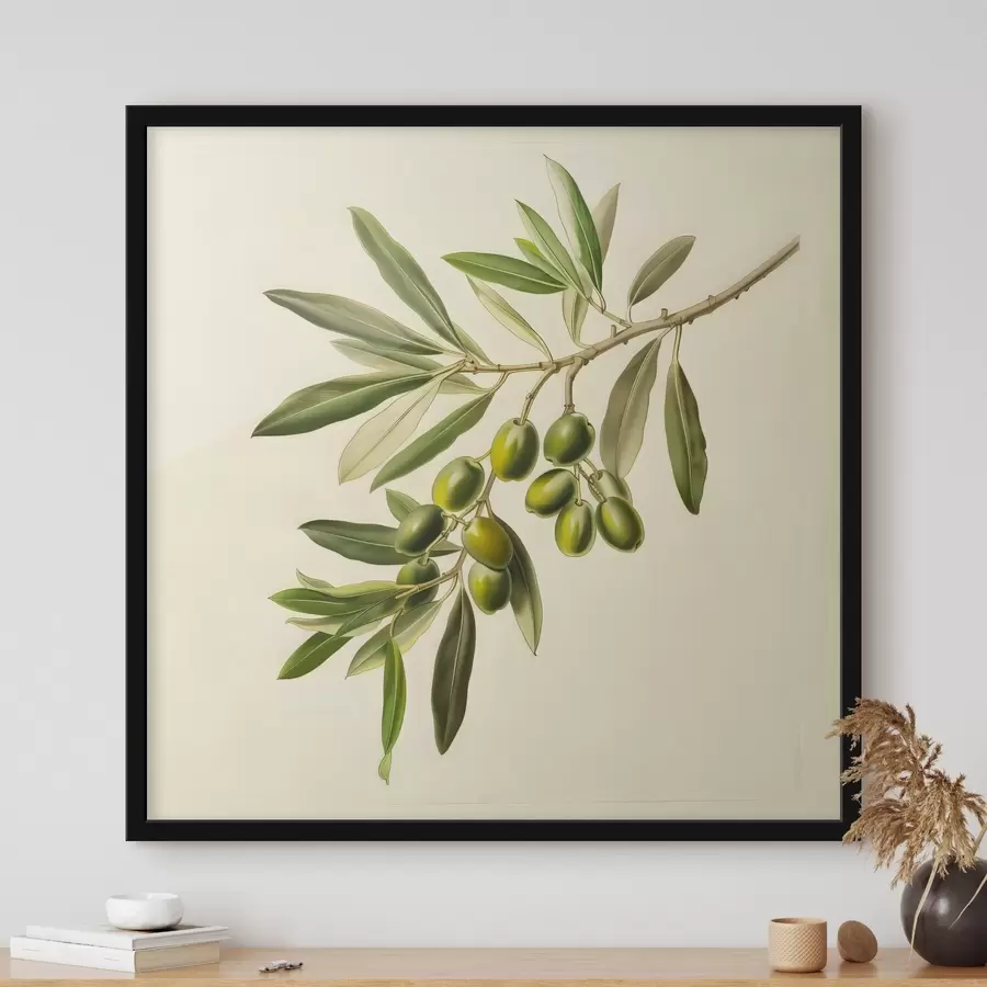 Fototapetes Olīvu zars f38411