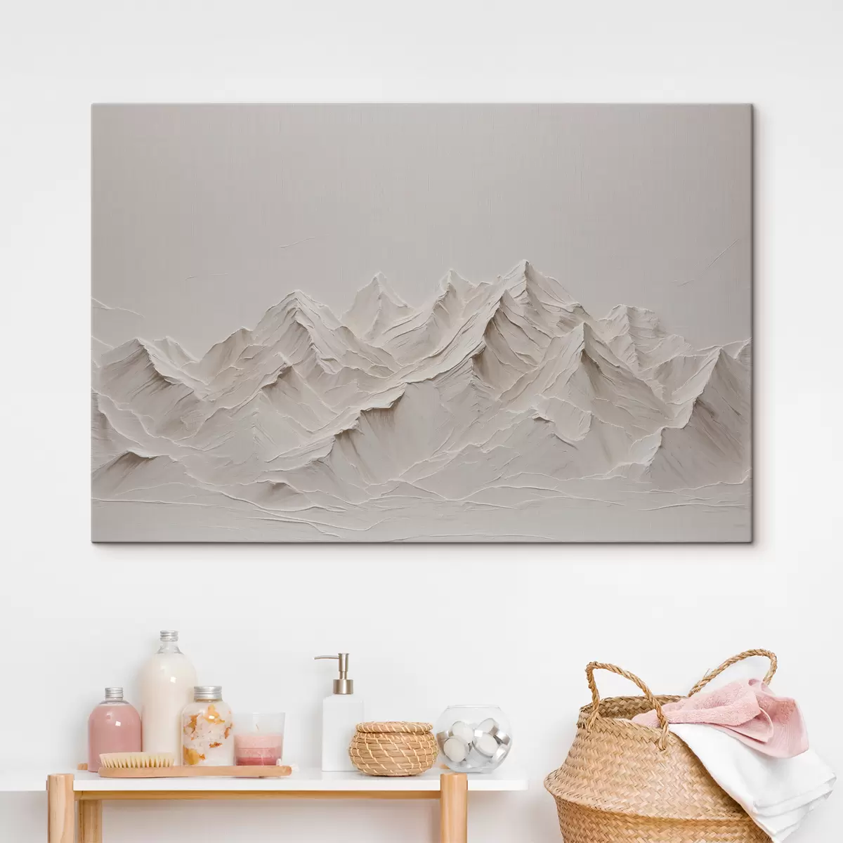 Glezna Balti kalni ar akrilu s38306