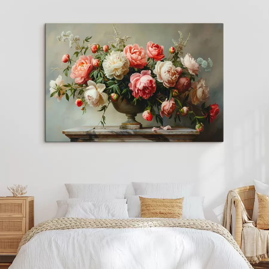 Glezna Ziedi vāzē s38460