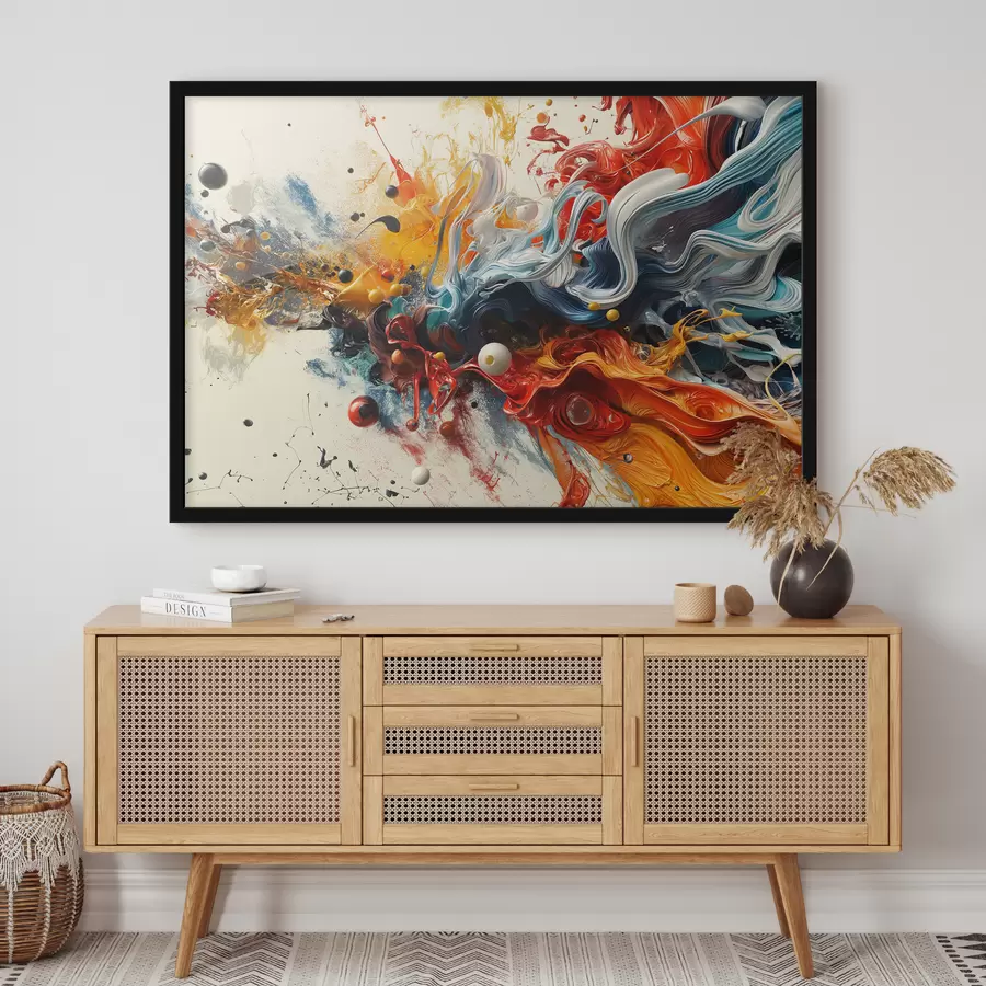 Fototapetes Krāsu šļakatas, abstrakts fons f38457