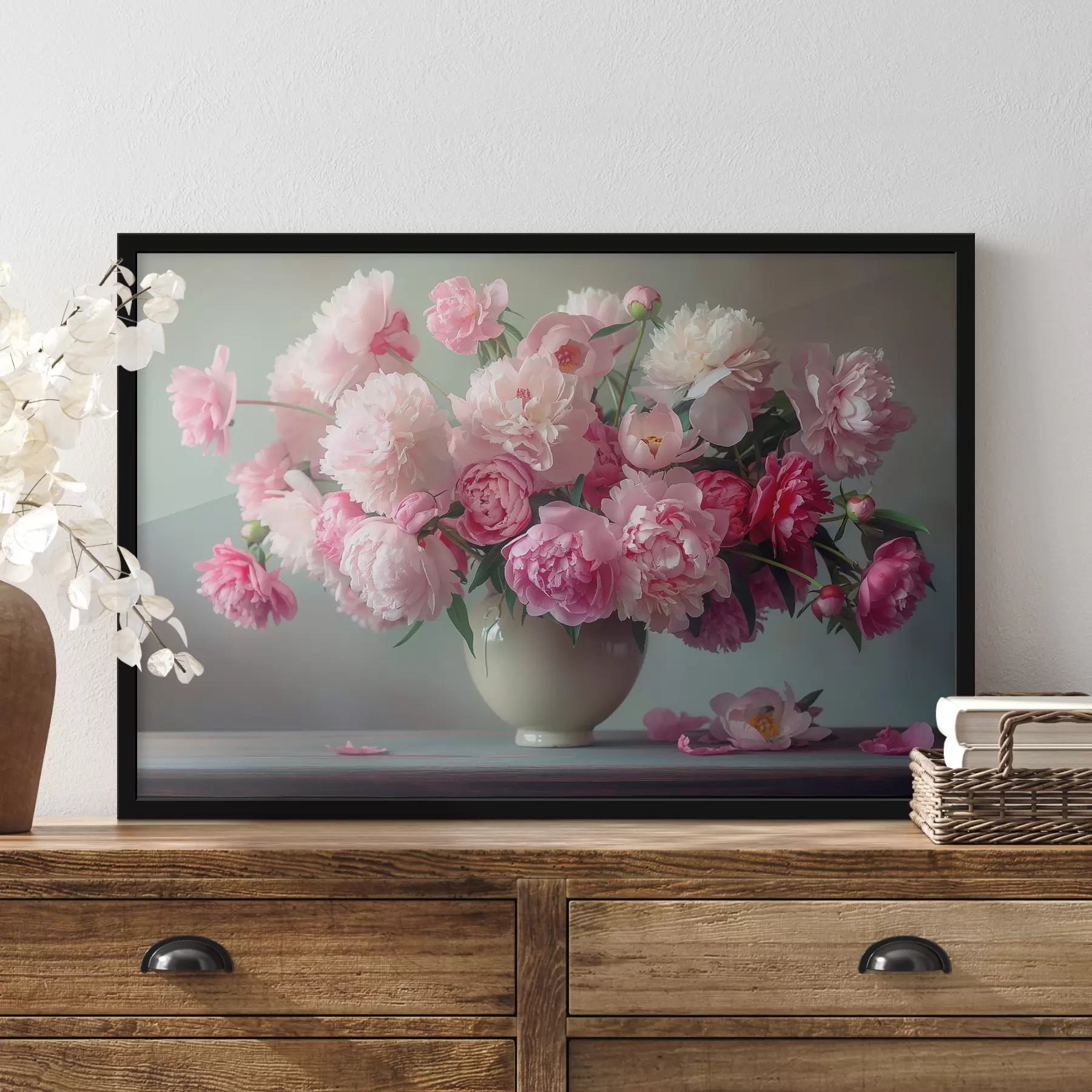 Fototapetes Smalks peoniju pušķis f38458