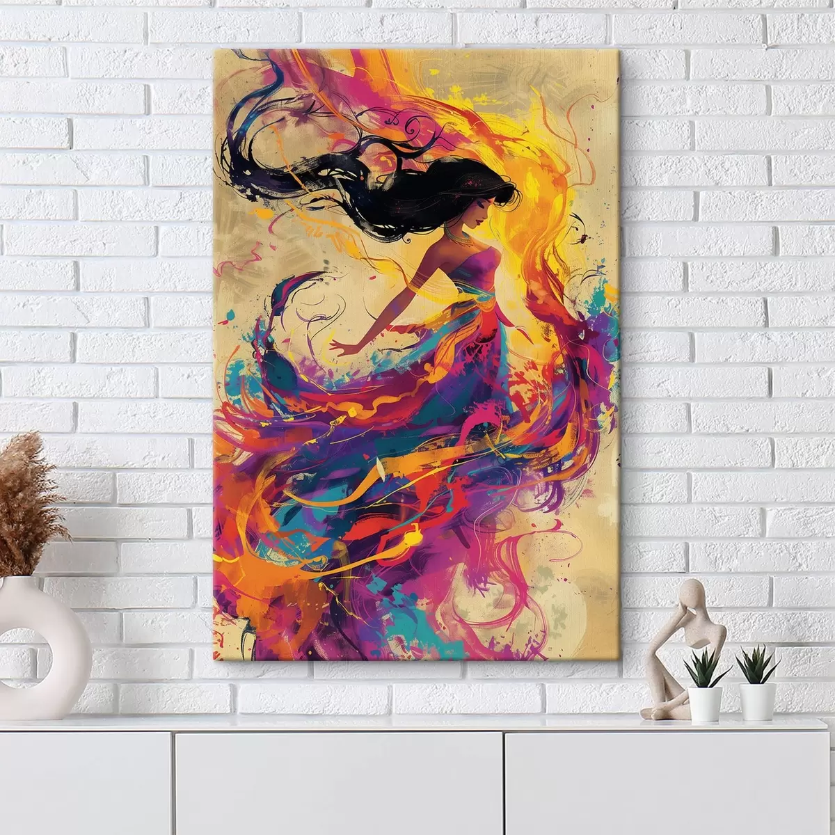 Glezna Meitenes akvareļu gleznojums s38528