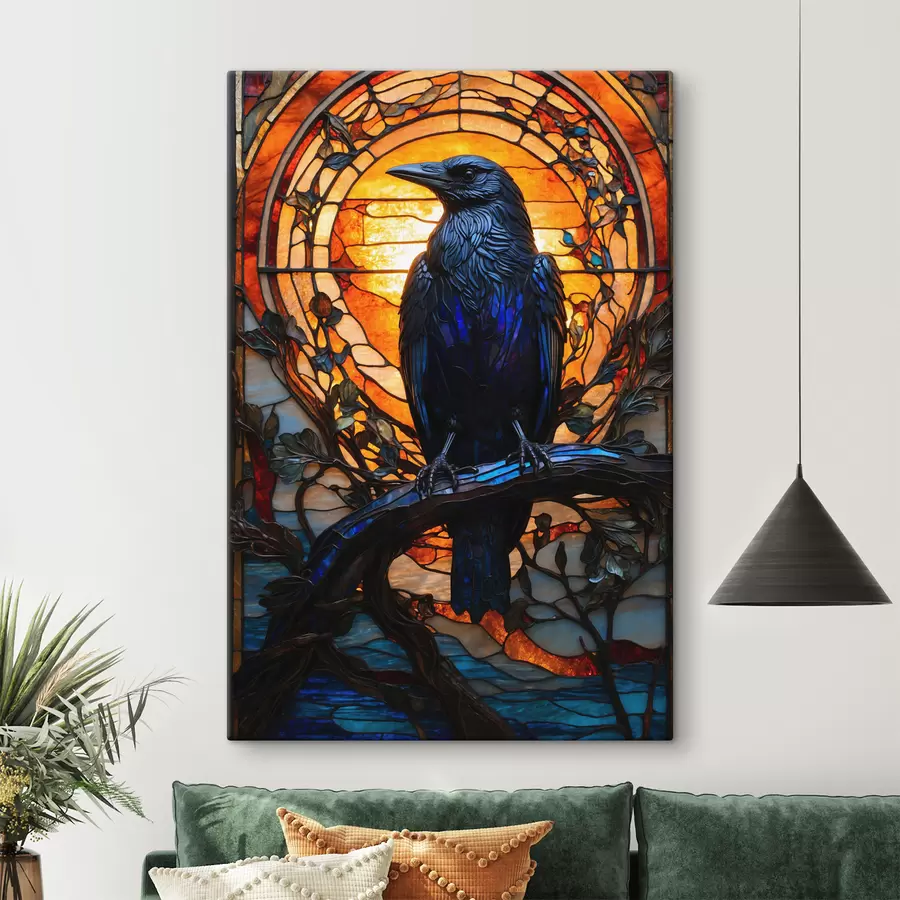 Glezna Krauklis uz zara s38591