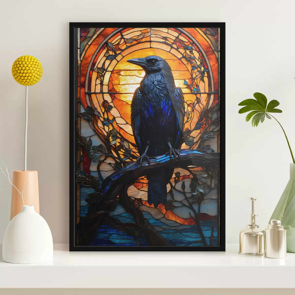 Plakāts Krauklis uz zara f38591